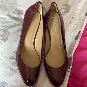 Gorgeous Coach Burgundy Shoes